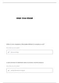 &NewLine;ISQS 3344 TTU FLAMM EXAM 1 QUESTIONS AND VERIFIED ANSWERS&NewLine;