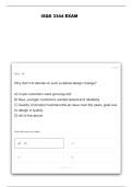 ISQS 3344 EXAM 2 FLAMM QUESTIONS AND VERIFIED ANSWERS