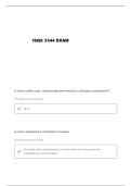ISQS 3344 LAY EXAM 3 QUESTIONS AND VERIFIED ANSWERS