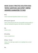 MGSC EXAM 3 PRACTICE SOLUTION 2026 &NewLine;TESTED QUESTIONS AND EXPERT VERIFIED &NewLine;ANSWERS GUARANTEED TO PASS 