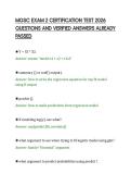 MGSC EXAM 2 CERTIFICATION TEST 2026 &NewLine;QUESTIONS AND VERIFIED ANSWERS ALREADY &NewLine;PASSED 