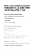 MGSC EXAM 2 PRACTICE SOLUTION 2026 &NewLine;TESTED QUESTIONS AND EXPERT VERIFIED &NewLine;ANSWERS GUARANTEED TO PASS 