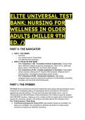 S-Tier Elite Geriatric Nursing Test Bank &lpar;2026&sol;2027 Updates&rpar; &vert; FCT&comma; AGS Beers&comma; AHA PREVENT&comma; & GOLD COPD