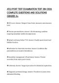 ATLS POST TEST EXAMINATION TEST 284 2026&NewLine;COMPLETE QUESTIONS AND SOLUTIONS&NewLine;GRADED A&plus;