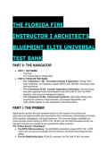 2026&sol;2027  Florida Fire Instructor I S-Tier Certification Test Bank &vert; NFPA 1020&comma; HB 929 & FireTRAQ Mastery Guide