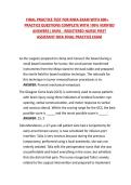 FINAL PRACTICE TEST FOR RNFA EXAM WITH 600&plus; PRACTICE QUESTIONS COMPLETE WITH 100&percnt; VERIFIED ANSWERS &vert; RNFA - REGISTERED NURSE FIRST ASSISTANT NIFA FINAL PRACTICE EXAM  2026&sol;2027