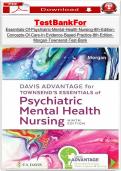 Test Bank for Essentials of Psychiatric Mental Health Nursing 8th Edition by Morgan & Townsend &ndash; Complete Chapters 1&ndash;32 Questions & Answers Study Guide