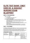 2026&sol;2027 S-Tier Elite Nursing Test Bank&colon; CMDT 63rd Ed&period; & Next-Gen Clinical Blueprint &lpar;88 Comprehensive Q&A&rpar;