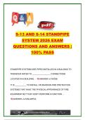 FDNY S-13 & S-14 Standpipe System Certificate of Fitness Exam 2026 &ndash; 75&plus; Practice Questions and Verified Answers &vert; Standpipe Systems&comma; Fire Department Connections&comma; Risers&comma; Valves&comma; Impairment Procedures&comma; Pressure Systems & FDNY Compliance &vert; FDNY Standpipe S