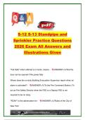 FDNY S-12 & S-13 Standpipe and Sprinkler System Certification Exam 2026 &ndash; 150&plus; Practice Questions and Verified Answers &vert; Fire Alarm Systems&comma; Standpipes&comma; Sprinklers&comma; Fire Brigade Operations&comma; Fire Safety Director Procedures & Building Evacuation Requirement