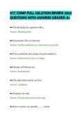 ATT COMP FULL SOLUTION REVIEW 2026&NewLine;QUESTIONS WITH ANSWERS GRADED A&plus;