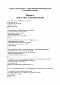 Test Bank For A History of Psychology&colon; Ideas and Context 5th Edition by D&period; Brett King&comma; William Douglas Woody&comma; Wayne Viney &lpar;ALL CHAPTERS&rpar;