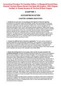 Accounting Principles&comma; 7th Canadian Edition by Jerry J&period; Weygandt&comma; Donald E&period; Kieso&comma; Paul D&period; Kimmel&comma; Barbara Trenholm & Lori Novak &vert; ISBN 978-1119594598 &vert; Test Bank All Chapters Study Resource &vert; Comprehensive Accounting Exam Practice Guide