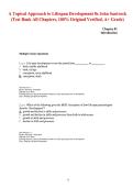 A Topical Approach to Life-Span Development&comma; 8th Edition by John W&period; Santrock &vert; ISBN&lrm; 978-1259252709 &vert; Comprehensive Developmental Psychology Study Guide & Life-Span Development Exam Preparation Resource