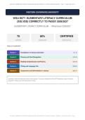 WGU D677 Elementary Literacy Curriculum Actual Exam 2026&sol;2027 &ndash; 100&percnt; Verified &vert; Detailed Rationales &ndash; Pass Guaranteed &ndash; A&plus; Graded