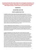 Accounting Principles&comma; 8th Canadian Edition by Jerry J&period; Weygandt&comma; Donald E&period; Kieso&comma; Paul D&period; Kimmel&comma; Barbara Trenholm & Lori Novak &vert; ISBN 978-1119594598 &vert; Comprehensive Accounting Study Guide & Exam Preparation Resource