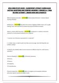 WGU D668 STUDY GUIDE &ndash; ELEMENTARY LITERACY CURRICULUM &vert;ACTUAL QUESTIONS AND VERIFIED ANSWERS &vert; GRADED A&plus; &vert; PASS ON FIRST ATTEMPT &vert; BRAND NEW 2026 UPDATE&excl;&excl;&excl;&excl;