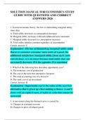 &NewLine;MANUAL FOR ECONOMICS STUDY &NewLine;GUIDE WITH QUESTIONS AND CORRECT &NewLine;ANSWERS 2026 