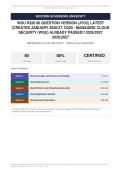 WGU D320 80 Question Version JYO2 Managing Cloud Security Actual Exam 2026&sol;2027 &ndash; 100&percnt; Verified &vert; Detailed Rationales &ndash; Pass Guaranteed &ndash; A&plus; Graded