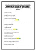 WGU C211 COMPETENCY 3 PRE-OA - GLOBAL ECONOMICS FOR MANAGERS &vert;ACTUAL QUESTIONS AND VERIFIED ANSWERS &vert; GRADED A&plus; &vert; PASS ON FIRST ATTEMPT &vert; BRAND NEW 2026 UPDATE&excl;&excl;&excl;&excl;