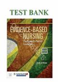 Test bank for Evidence-Based Nursing&colon; The Research Practice Connection&colon; &period; 4th Edition&NewLine;by Sarah Jo Brown &lpar;Author&rpar; all pages covered fully with test questions and answers gude A&plus;