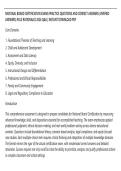 NATIONAL BOARD CERTIFICATION EXAMS PRACTICE QUESTIONS AND CORRECT ANSWERS &lpar;VERIFIED&NewLine;ANSWERS&rpar; PLUS RATIONALES 2026 Q&A &vert; INSTANT DOWNLOAD PDF