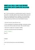 NRNP 6552 SKILLS AND CASE REVIEW&NewLine;QUESTIONS WITH COMPLETE SOLUTION&NewLine;GUIDE&NewLine;