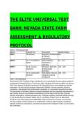 2026&sol;2027 Nevada State Farm Agency Assessment & Regulatory Protocol&colon; Elite Test Bank