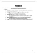 SAMENVATTING RELIGIE 25'-26'