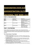 2026&sol;2027 Washington State ECE Administration&colon; Elite Universal Test Bank &lpar;WAC 110-300 Mastery&rpar;