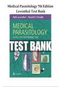 Medical Parasitology 7th Edition by Leventhal &ndash; Test Bank&comma; Exam Questions & Study Guide with Verified Answers 2026