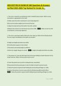 HESI EXIT RN V4 EXAM All 160 Questions & Answers &NewLine;verified 2025-2026 Top Ranked for Grade A&plus;&comma;&comma;