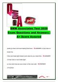 BMW Associates Test 2026 Certification Study Guide &vert; 75&plus; BMW ASE Practice Questions and Answers on Brake Systems&comma; Steering & Suspension&comma; Electrical Fundamentals&comma; Battery Diagnostics & Workshop Safety &vert; BMW Associate Technician Exam