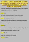DC Third Class Stationary Boiler Exam Practice Questions &lpar;1&rpar; &vert; 2026&sol;2027 Study Guide &vert; Boiler Operations&comma; Safety Systems & Exam Review &vert; Instant PDF Download&period;