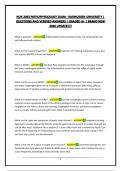 NUR 2063 PATHOPHYSIOLOGY EXAM - RASMUSSEN UNIVERSITY &vert; QUESTIONS AND VERIFIED ANSWERS &vert; GRADED A&plus; &vert; BRAND NEW 2026 UPDATE&excl;&excl;&excl;&excl;