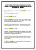 NUR 2063 PATHOPHYSIOLOGY FINAL EXAM PREP - RASMUSSEN UNIVERSITY &vert; QUESTIONS AND VERIFIED ANSWERS &vert; GRADED A&plus; &vert; BRAND NEW 2026 UPDATE&excl;&excl;&excl;&excl;