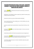 NUR 2063 PATHOPHYSIOLOGY EXAM 2 STUDY GUIDE - RASMUSSEN UNIVERSITY &vert; QUESTIONS AND VERIFIED ANSWERS &vert; GRADED A&plus; &vert; BRAND NEW 2026 UPDATE&excl;&excl;&excl;&excl;