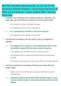 NU 578 Controlled Substances &lpar;Ch&period; 21&ndash;22&comma; 24&comma; 29&ndash;35&rpar; 2026 &vert; Practice Questions & Verified Answers &vert; Pharmacology Review