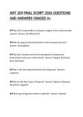 AVIT 309 FINAL SCRIPT 2026 QUESTIONS&NewLine;AND ANSWERS GRADED A&plus;