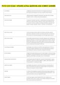 PSYCH 3510 EXAM 1 UPDATED ACTUAL QUESTIONS AND CORRECT ANSWERS 