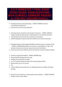 anatomy& phisiology EXAM STUDY GUIDE  EXAM QUESTIONS WITH CORRECT ANSWERS GRADED A&plus; FOR 2027 ASSURED EXCELL