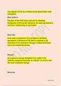 COLORADO STATE BLASTERS EXAM QUESTIONS AND &NewLine;ANSWERS&period;