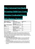S-Tier 2026&sol;2027 Wyoming Child Care Director Exam&colon; 40&plus; Point DFS Mastery Test Bank