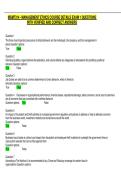 MGMT314 &ndash; Management Ethics Course Details Exam 1 Questions with Verified Correct Answers