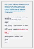 LGAV 3110 FINAL EXAM 2026 &vert;&vert; MOST RECENT EXAM &NewLine;2026-2027 ACTUAL COMPLETE REAL EXAM &NewLine;QUESTIONS AND 100&percnt; CORRECT ANSWERS &NewLine;&lpar;VERIFIED ANSWERS&rpar; ALREADY GRADED A&plus;                           &NewLine;&vert; GUARANTEED SUCCESS&excl;&excl; NEWEST EXAM &vert;                        &NewLine;JUST 