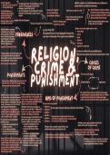 AQA GCSE Religious Studies - Religion&comma; Crime and Punishment Mindmap &lpar;Buddhism and Christianity&rpar;