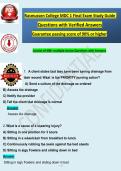 Rasmussen College MDC 1 Final Exam Study Guide  &NewLine;Questions with Verified Answers &NewLine;Guarantee passing score of 90&percnt; or higher