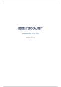 Samenvatting Bedrijfsfiscaliteit &vert; Les 1-10 &vert; UA &vert; 2025&sol;26