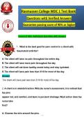 Rasmussen College MDC 1 Test Bank &NewLine;Questions wit&planckh; Verified Answers &NewLine;Guarantee passing score of 90&percnt; or &planckh;ig&planckh;er 