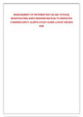 CIS 500 Management of Information &ndash; Fatigue&colon; Investigating User Desensitization to Repeated Cybersecurity Alerts Study Guide &lpar;Latest Review 2026&rpar;